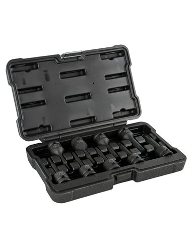 SET DE 9 PUNTAS DE IMPACTO TORX DE 1/2"