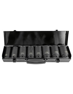 SET DE 8 VASOS DE IMPACTO HEXAGONALES 3/4"