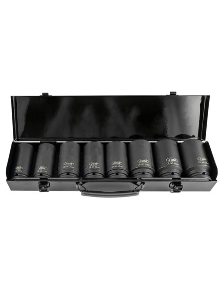 SET DE 8 VASOS DE IMPACTO HEXAGONALES 3/4"