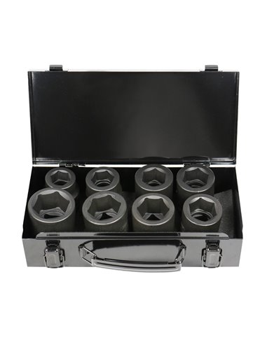 SET DE 8 VASOS DE IMPACTO DE 1"