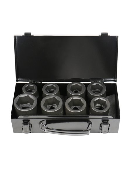 SET DE 8 VASOS DE IMPACTO DE 1"