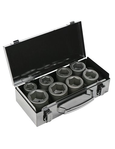 SET DE 8 VASOS DE IMPACTO DE 1"