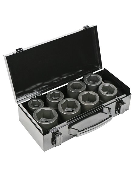 SET DE 8 VASOS DE IMPACTO DE 1"