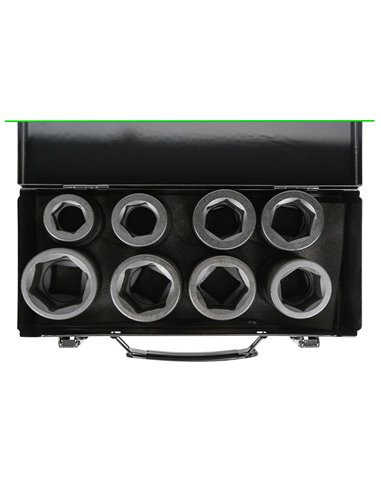 SET DE 8 VASOS DE IMPACTO DE 1"