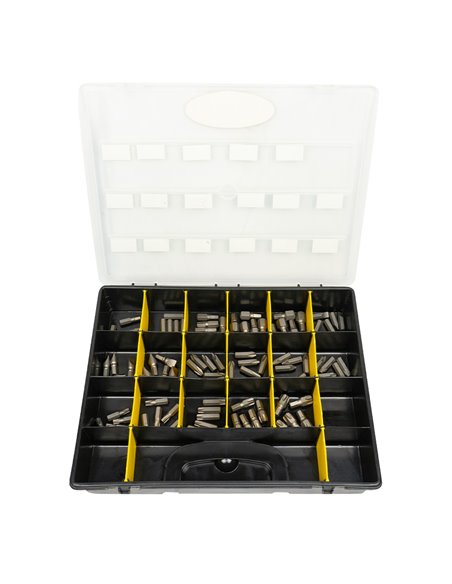 ESTUCHE DE 85 PUNTAS PHILIPS, PLANA, ALLEN Y TORX