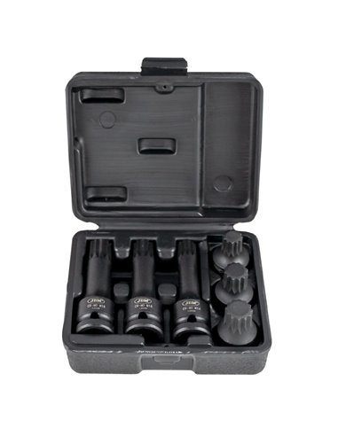 SET DE 6 VASOS PUNTA XZN DE IMPACTO DE 1/2"