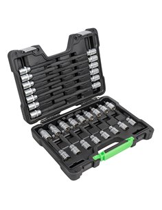 MALETÍN DE 30 PUNTAS DE 1/2" PARA TORNILLOS HEXAGONALES 2