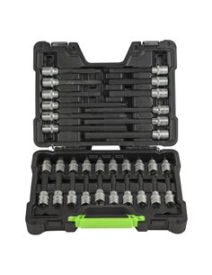 MALETÍN DE PUNTAS PARA TORNILLOS TORX 32 PIEZAS