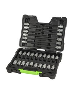 MALETÍN DE PUNTAS PARA TORNILLOS TORX 32 PIEZAS 2