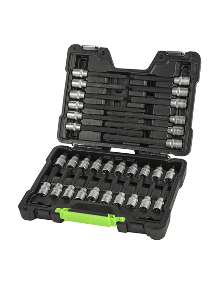 MALETÍN DE PUNTAS PARA TORNILLOS TORX 32 PIEZAS