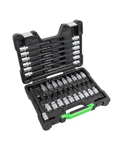 MALETÍN DE 32 PUNTAS DE 1/2" PARA TORNILLOS RIBE 2