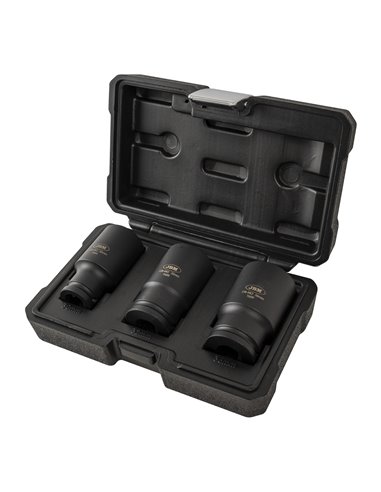 SET DE 3 VASOS DE IMPACTO XZN DE 1/2" 
