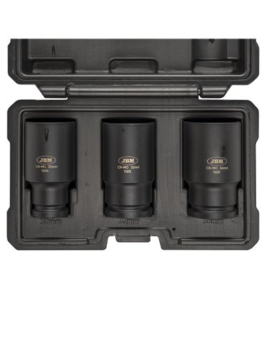 SET DE 3 VASOS DE IMPACTO XZN DE 1/2" 