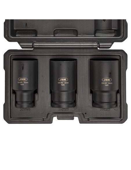 SET DE 3 VASOS DE IMPACTO XZN DE 1/2" 
