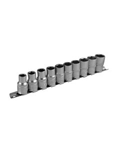 JUEGO DE 10 VASOS HEXAGONALES DE 1/2" 2