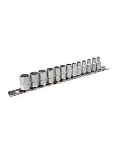 JUEGO DE 13 VASOS HEXAGONALES DE 1/4" 2