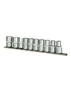 JUEGO DE 10 VASOS DE 12 CANTOS DE 1/2" 2