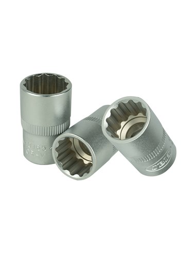 JUEGO DE 10 VASOS DE 12 CANTOS DE 1/2"