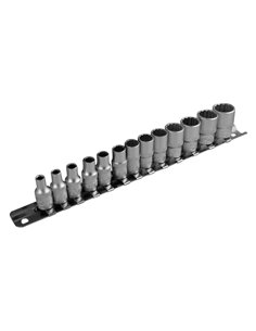 JUEGO DE 13 VASOS DE 12 CANTOS DE 1/4" 2