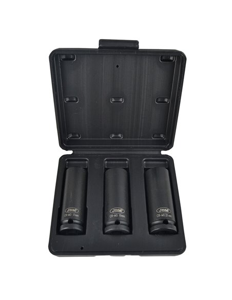 SET D 3 VASOS DE IMPACTO LARGOS HEXAGONALES