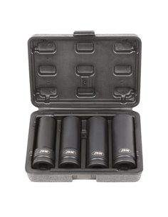 SET DE 4 VASOS DE IMPACTO PARA TORNILLOS DE SEGURIDAD