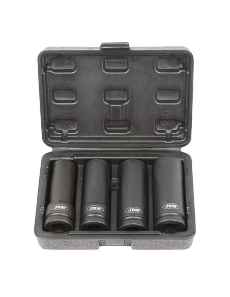 SET DE 4 VASOS DE IMPACTO PARA TORNILLOS DE SEGURIDAD