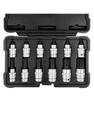 SET DE 12 PUNTAS TORX DE 1/2"