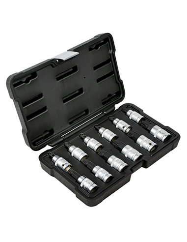 SET DE 12 PUNTAS DE 12 CANTOS DE 1/2"