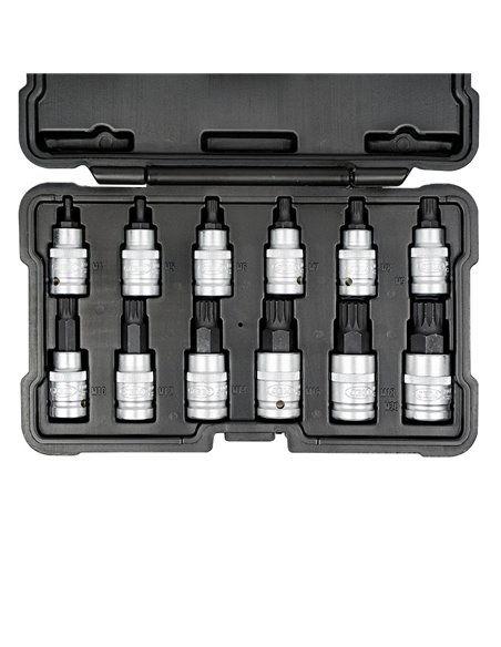 SET DE 12 PUNTAS DE 12 CANTOS DE 1/2"
