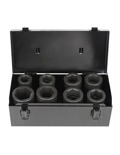 SET DE 8 VASOS DE IMPACTO DE 1" LARGOS