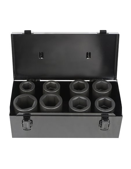 SET DE 8 VASOS DE IMPACTO DE 1" LARGOS
