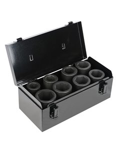 SET DE 8 VASOS DE IMPACTO DE 1" LARGOS 2
