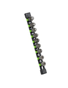 JUEGO DE 9 PUNTAS CORTAS ALLEN CON VASO DE 3/8" 