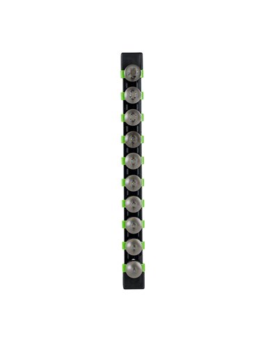 JUEGO DE 10 PUNTAS CORTAS TORX CON VASO DE 3/8" 