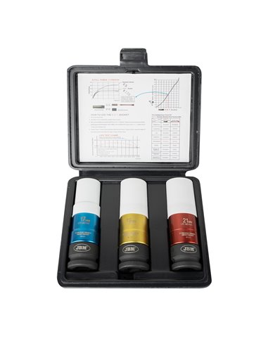 SET DE 3 VASOS DE IMPACTO DE TORQUE LIMITADO