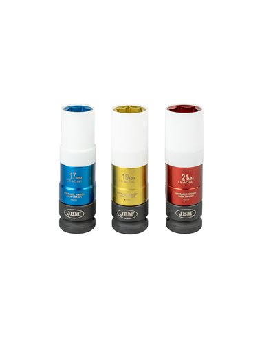 SET DE 3 VASOS DE IMPACTO DE TORQUE LIMITADO