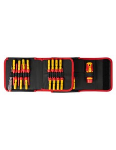 SET DE DESTORNILLADORES INTERCAMBIABLES AISLADOS 25 PCS