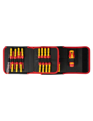 SET DE DESTORNILLADORES INTERCAMBIABLES AISLADOS 25 PCS