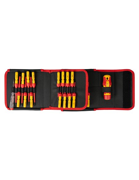 SET DE DESTORNILLADORES INTERCAMBIABLES AISLADOS 25 PCS