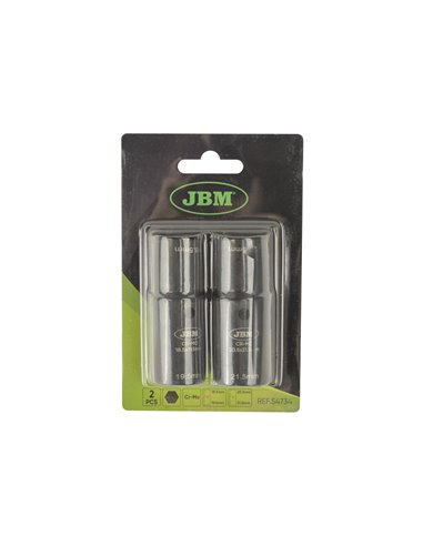 SET DE 2 VASOS DE IMPACTO 1/2" PARA  LLANTAS DE ALUMINIO DE FORD