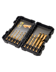 DEWALT JUEGO 10 BROCAS METAL IMPACTO EXTREME Ø 3-12mm