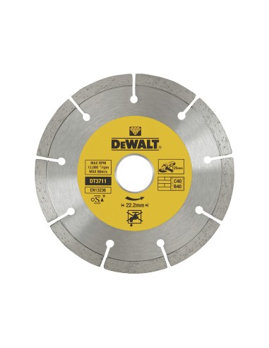 DEWALT DISCO DIAMANTE SEGMENTADO Ø125x22.2MM. DT3711-QZ