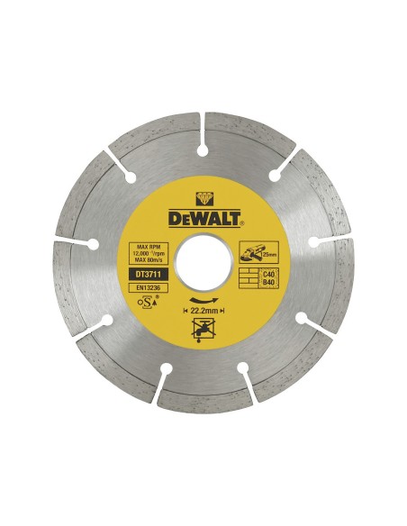 DEWALT DISCO DIAMANTE SEGMENTADO Ø125x22.2MM. DT3711-QZ