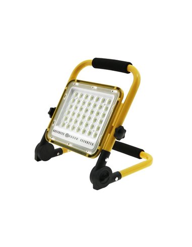 FOCO PROYECTOR LED LAPTON BATERIA C/MANDO 30W. 6000K