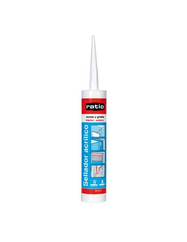 RATIO MASILLA ACRILICA BLANCO 300 ML