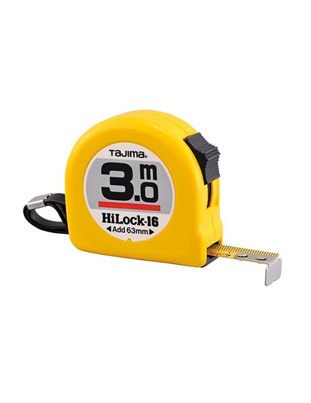 TAJIMA FLEXOMETRO HI-LOCK 3 MT. Cinta 16 mm