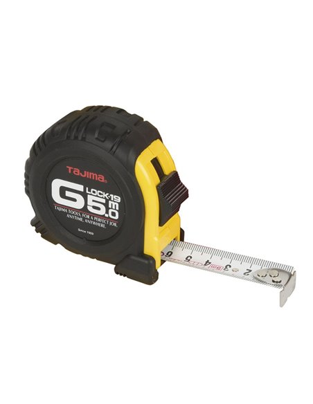 TAJIMA FLEXOMETRO G-LOCK 5 MT. Cinta 19 mm