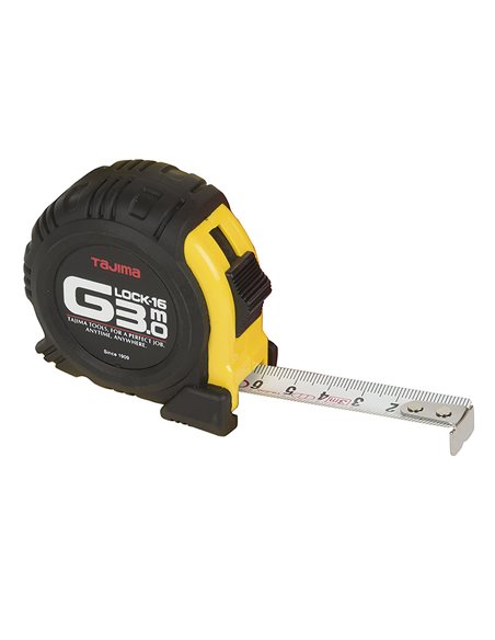 TAJIMA FLEXOMETRO G-LOCK 3 MT. Cinta 16 mm