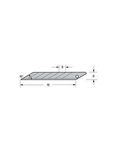 TAJIMA CUCHILLA LCB-39 10 UDS.