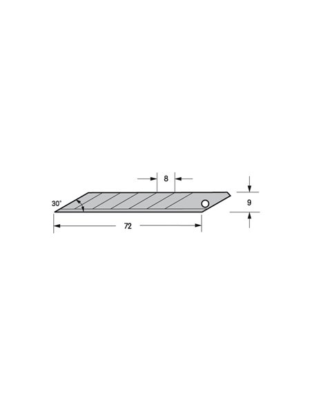 TAJIMA CUCHILLA LCB-39 10 UDS.